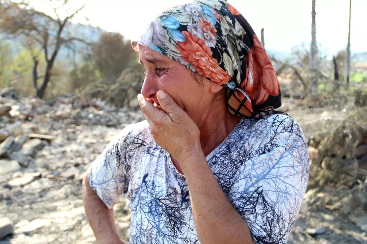 Yangınla boğuşan kardeşine yardıma gitti, döndüğünde evi ve koyunları yanmış halde buldu