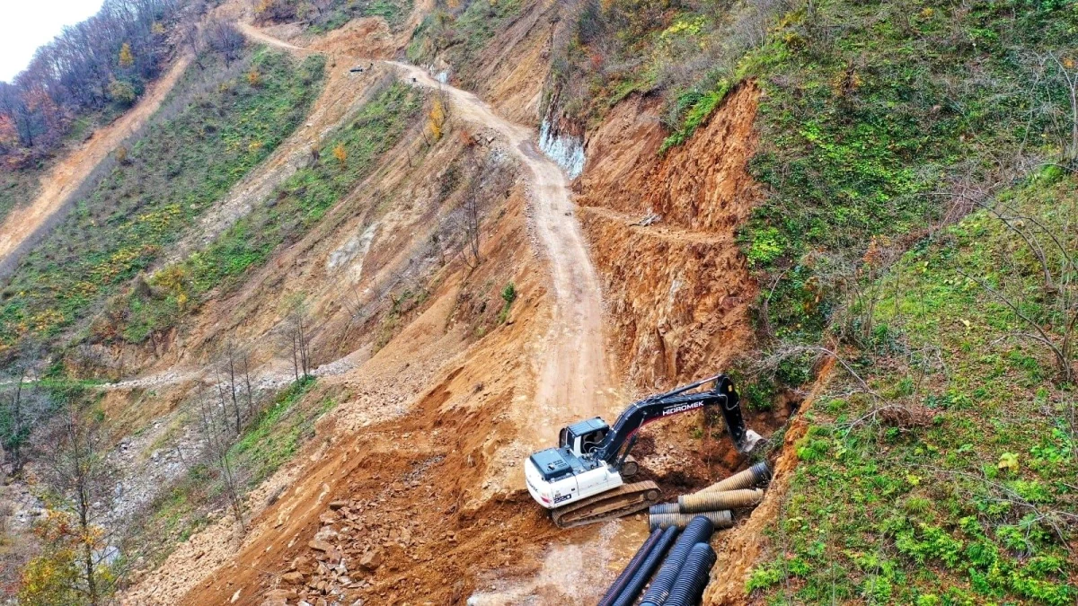 Altınordu\'da asırlık yol hayali tamamlandı