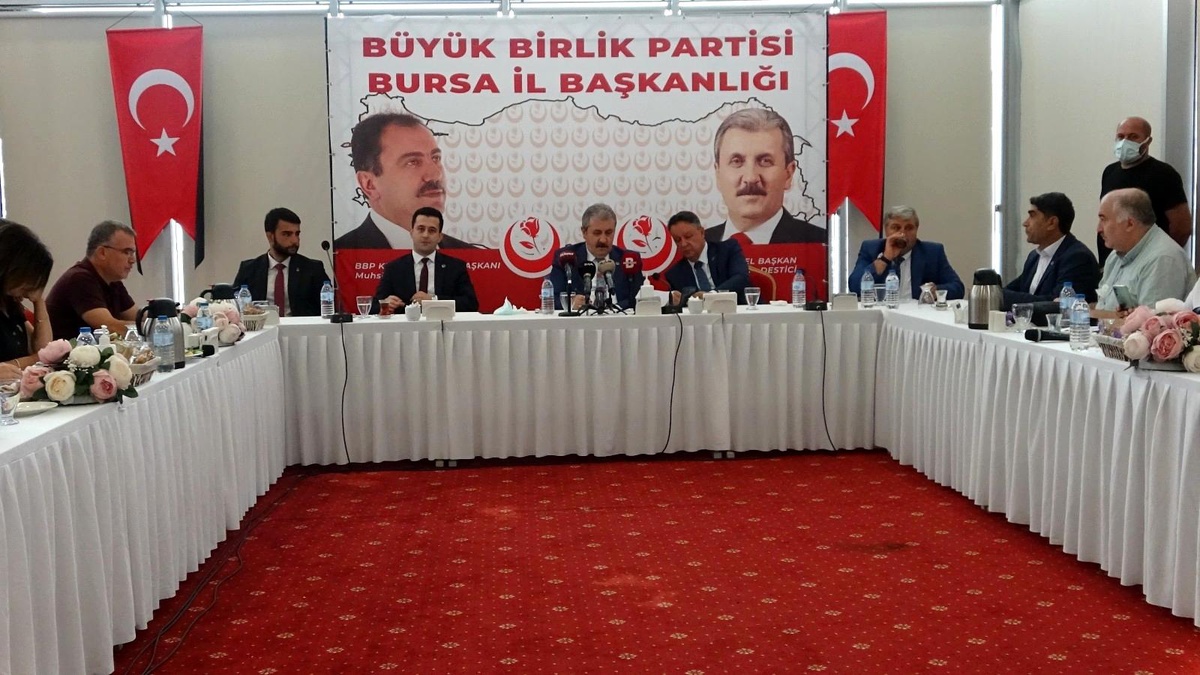 BBP Genel Başkanı Destici: 'Anayasa Mahkemesinin de HDP'yi kapatacağına inanıyorum'