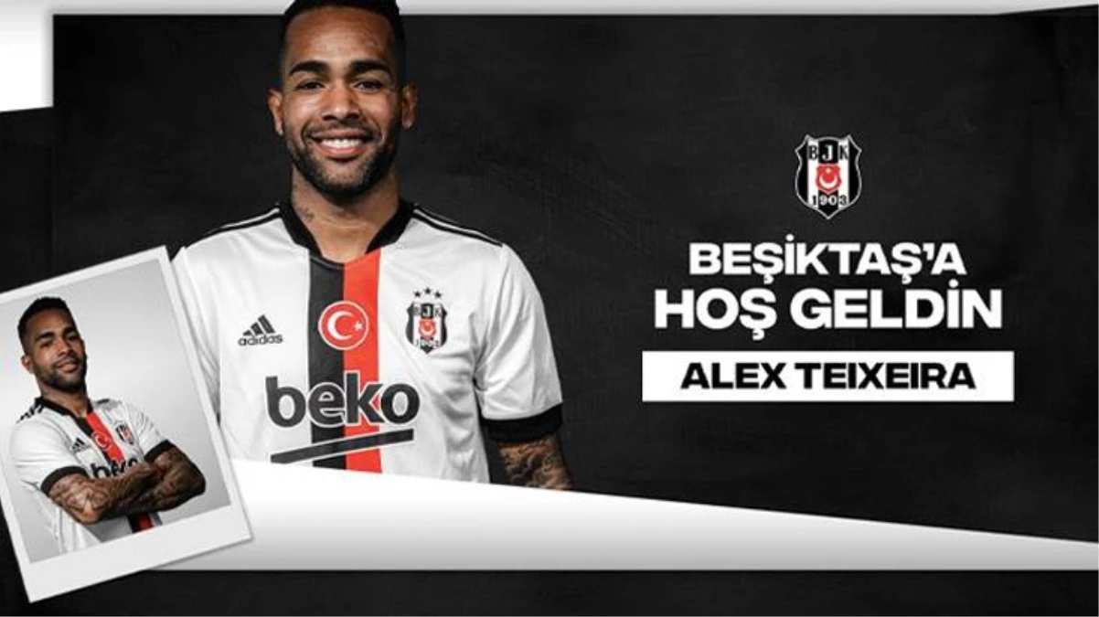 Brezilyalı yıldız Alex Teixeira, resmen Beşiktaş\'ta