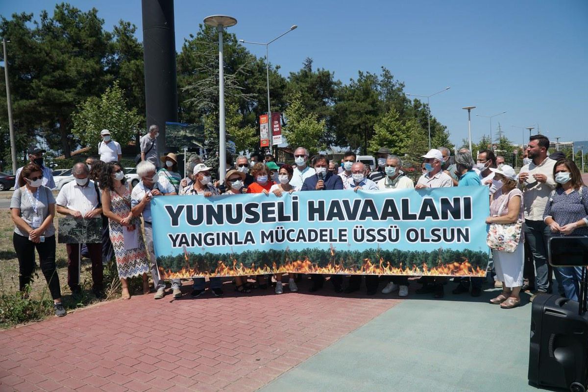 Son Dakika | Bursa\'daki sivil toplum örgütlerinden "Yunuseli Havalimanının yangın müdahale üssü olsun" talebi