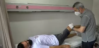 Son dakika: Denizlisporlu futbolcular, Egekent Hastanesi'nde sağlık kontrolünden geçti