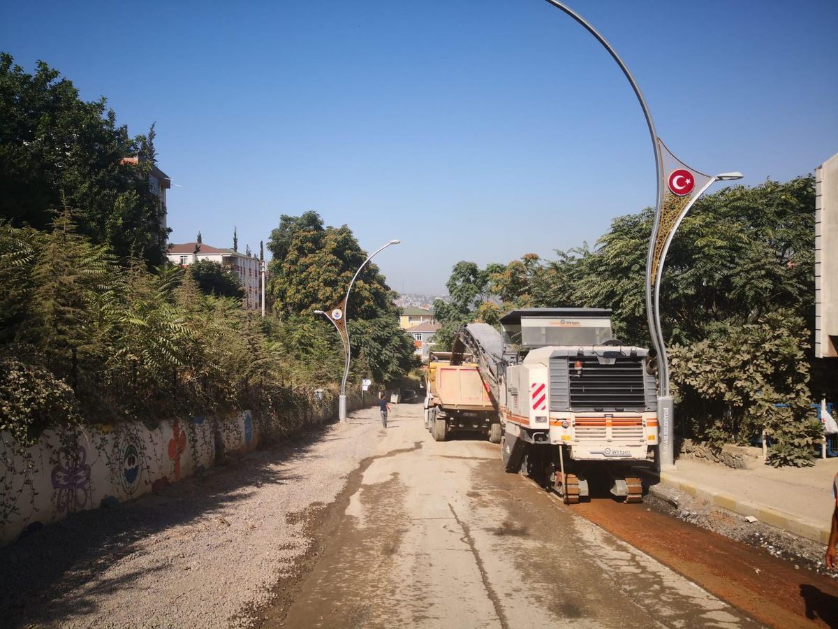 Dilovası Bağdat Caddesi\'nde üstyapı çalışmalarına başlandı