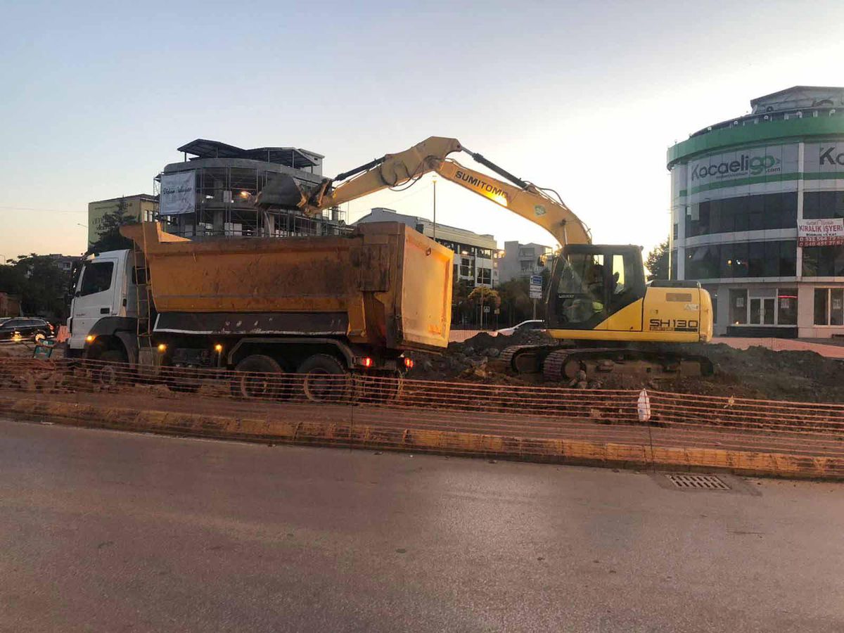 Kandıra Sapağı\'nda deplase çalışmalarına geçildi