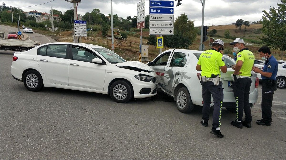 Samsun\'da trafik kazası: 2 yaralı