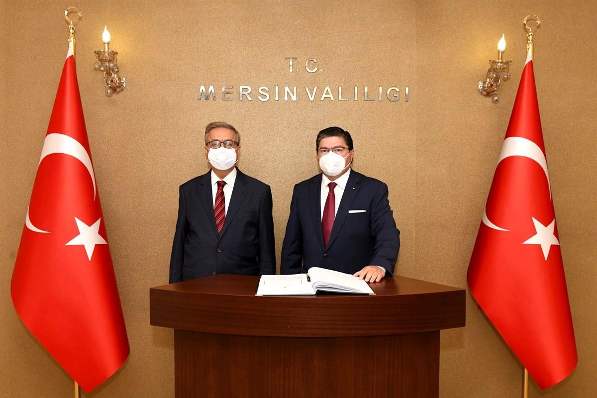 Şili Büyükelçisi Arcos, Vali Su ile bir araya geldi