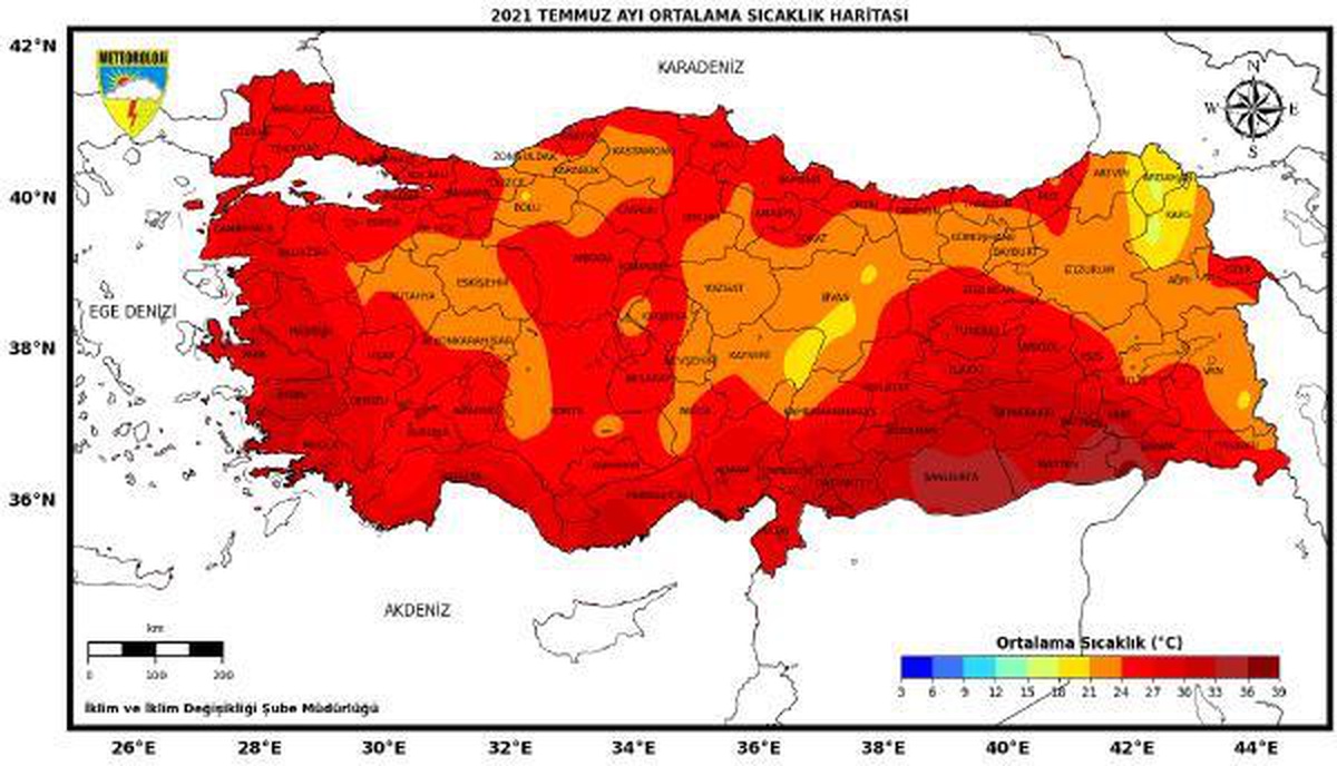Son 50 yılın en sıcak ikinci temmuzu yaşandı