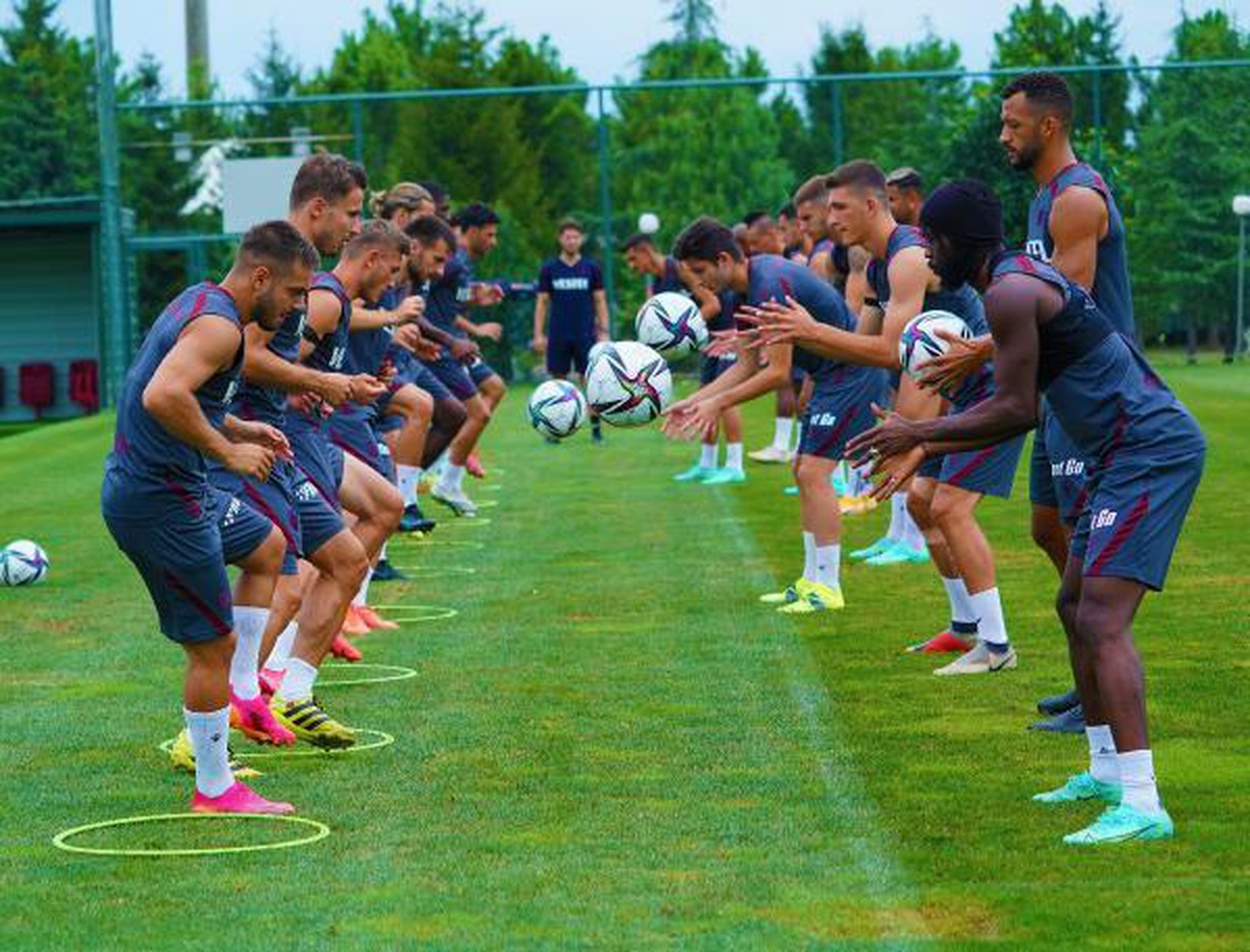 Trabzonspor, Molde FK maçı hazırlıklarını sürdürdü