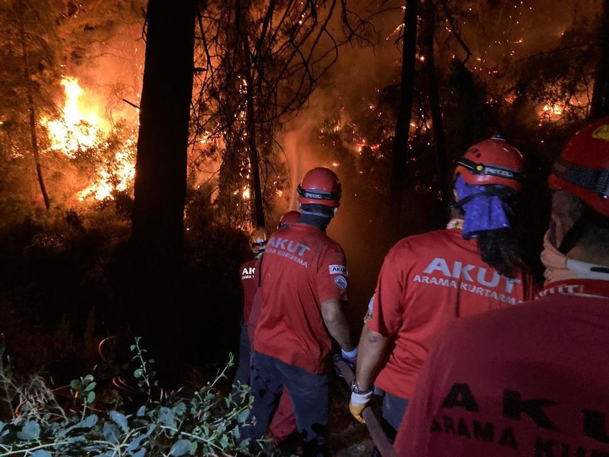 Son dakika haberleri... AKUT, orman yangınlarında 225 kişi ve 336 hayvanının kurtarılmasına destek oldu