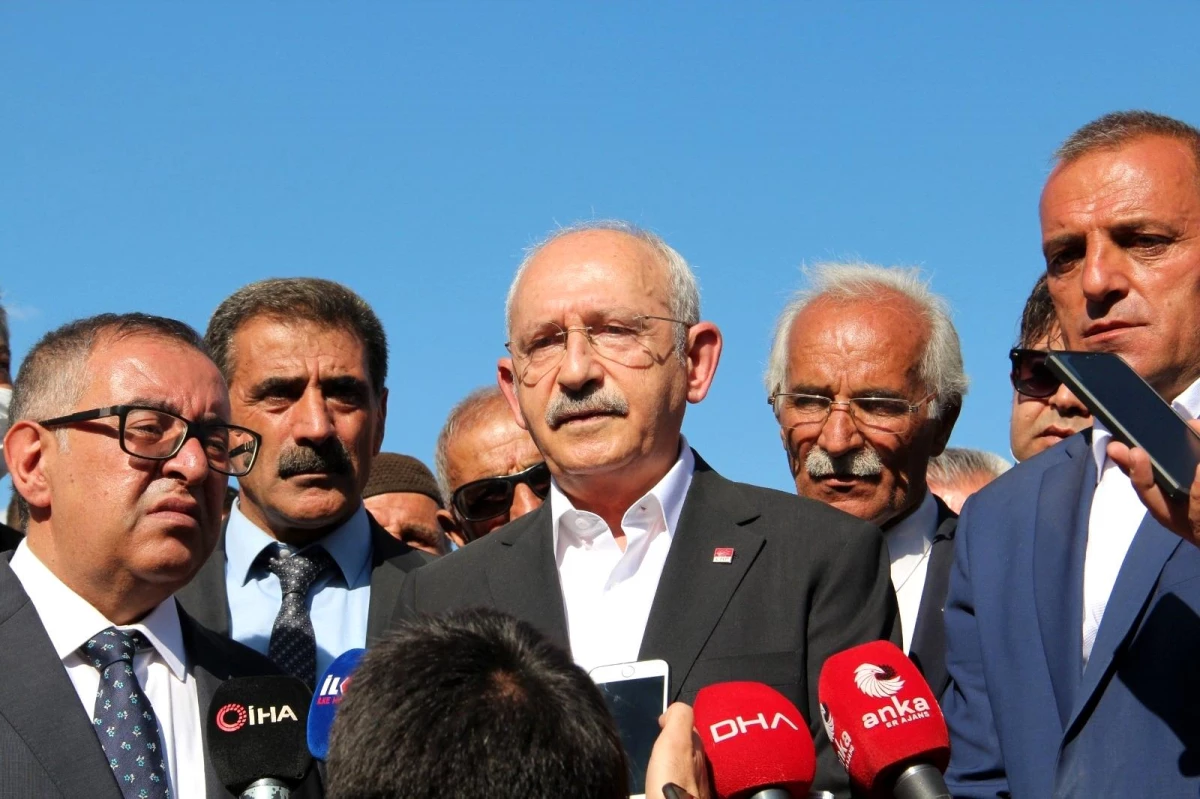 Son dakika! CHP Genel Başkanı Kılıçdaroğlu Van\'daki sel bölgesinde