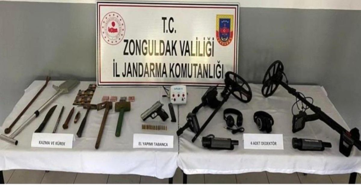 Define avcıları suçüstü yakalandı