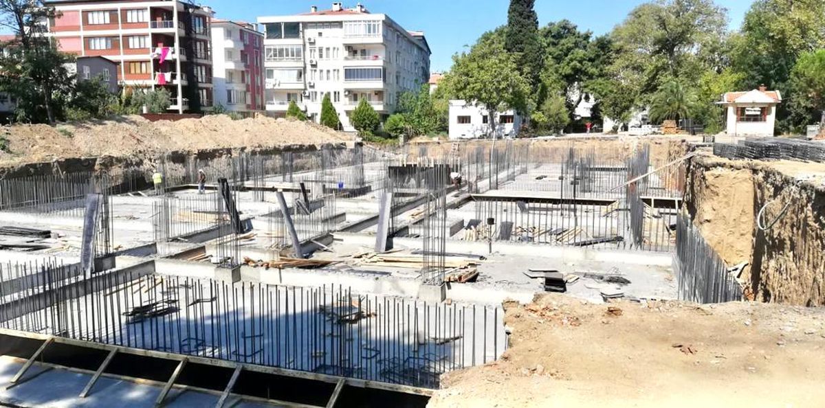 Son dakika haber! Edremit hükümet konağı hızla yükseliyor