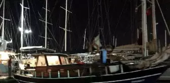 Halatı başka teknenin pervanesine dolanan yelkenlideki 3 kişi kurtarıldı