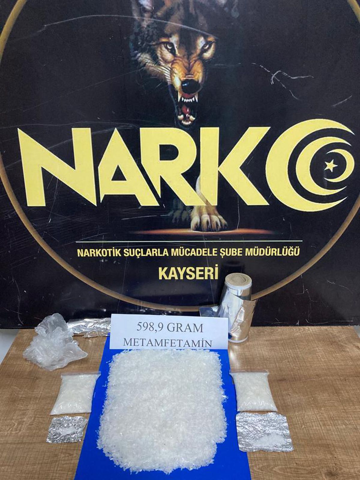 Kayseri\'de 598 gram sentetik uyuşturucu ele geçirildi
