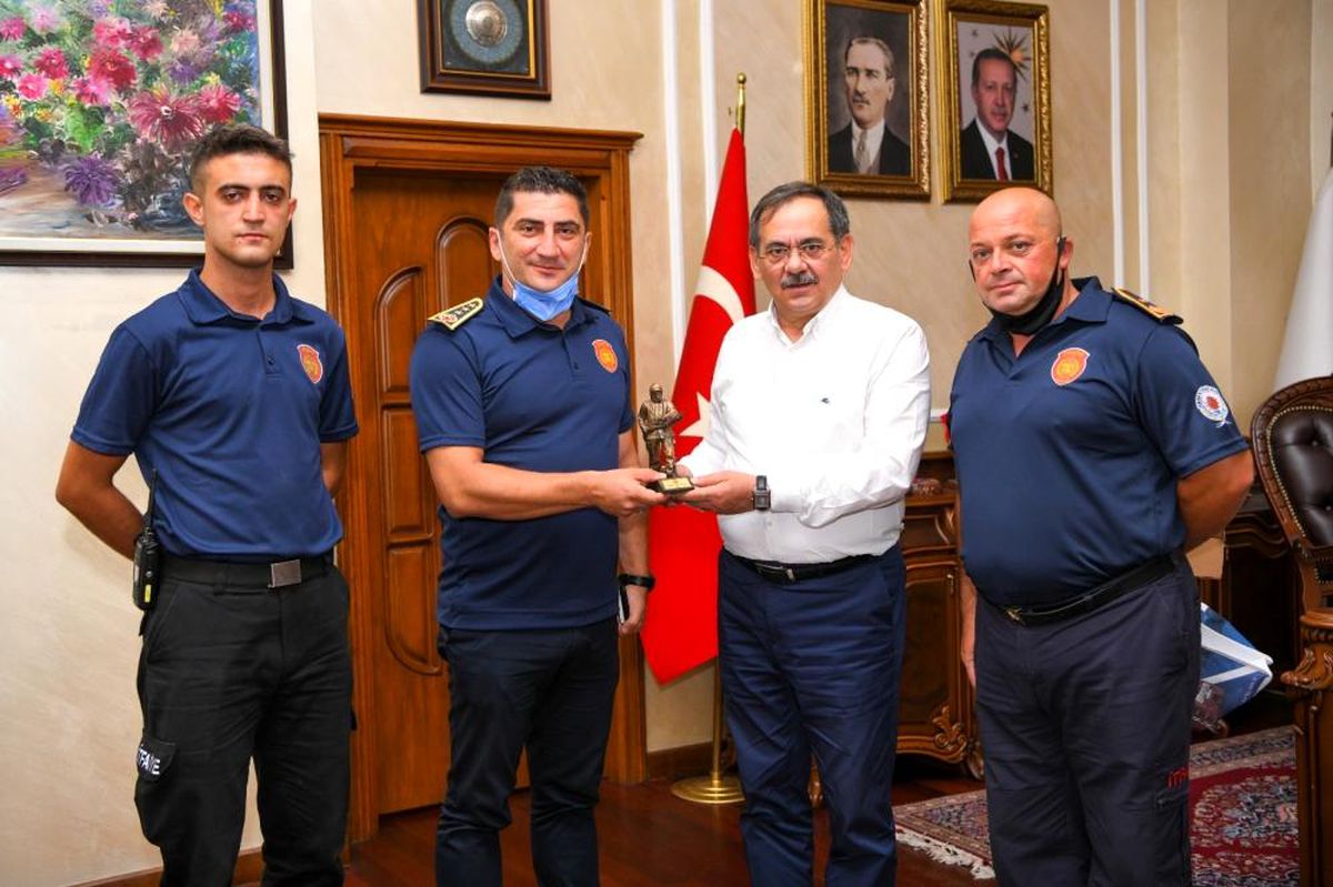 Manavgat\'a giden ekipler döndü