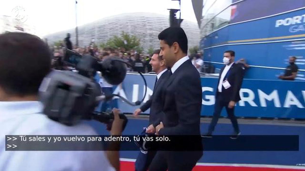 Messi Parc des Princes\'in Dışında PSG Taraftarıyla Buluştu