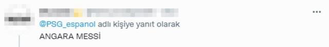 PSG'nin 'Ankara Messi' paylaşımı olay oldu! Türk kullanıcılar yorum üstüne yorum yapıyor