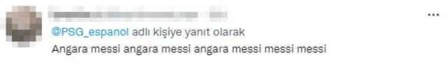 PSG'nin 'Ankara Messi' paylaşımı olay oldu! Türk kullanıcılar yorum üstüne yorum yapıyor