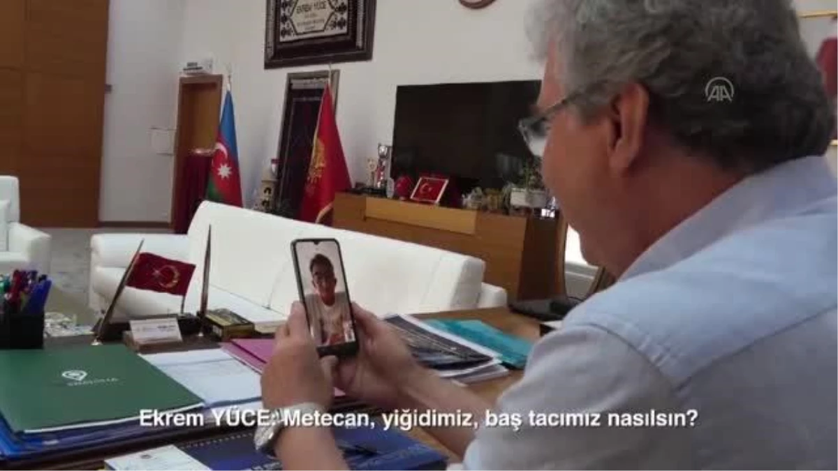 Sakarya Büyükşehir Belediye Başkanı Yüce\'den olimpiyat şampiyonu Mete Gazoz\'a tebrik telefonu