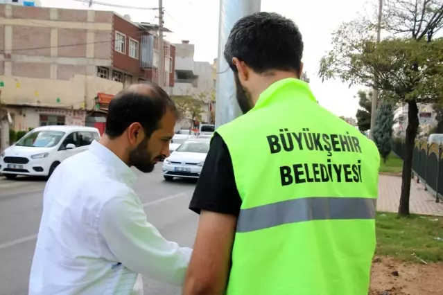 Şanlıurfa'da radarlı hız tespit göstergesi kuruldu