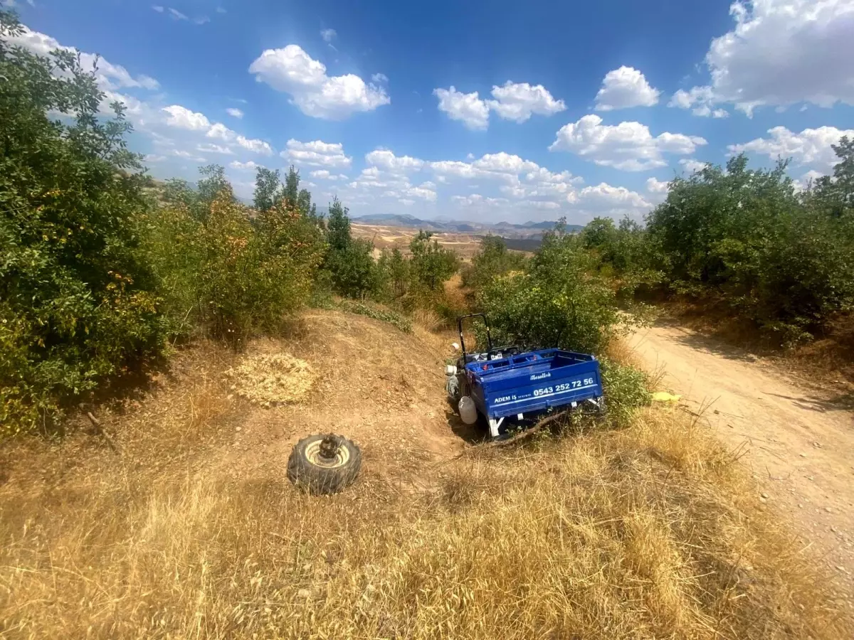 Siirt\'te traktör devrildi: 1 ağır yaralı