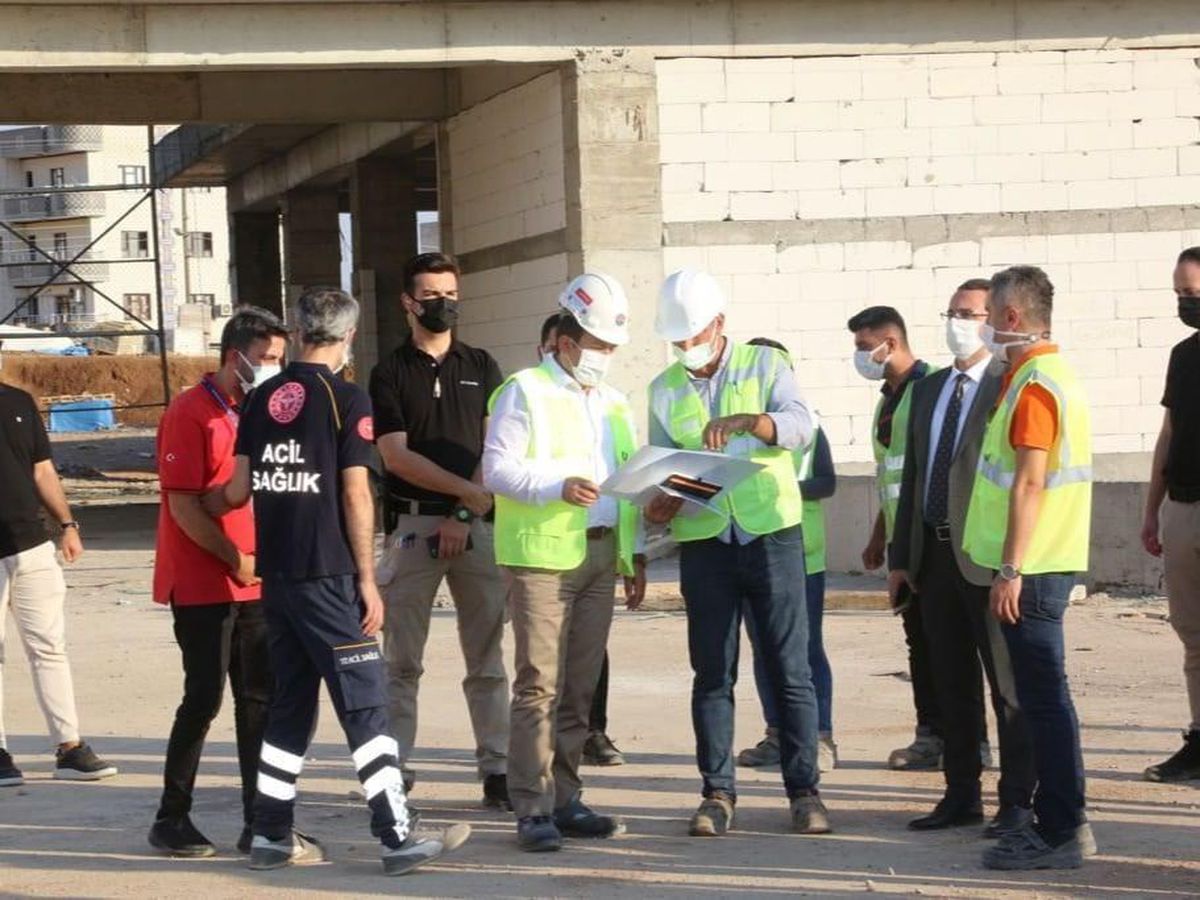 Şırnak Valisi Pehlivan, Silopi ilçesinde incelemelerde bulundu