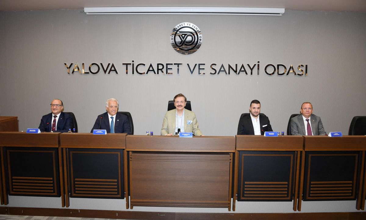 TOBB Başkanı Hisarcıklıoğlu, Yalova Ticaret ve Sanayi Odasını ziyaret etti