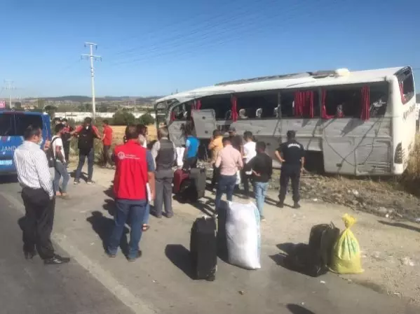 Son dakika haber | Uşak'taki otobüs kazasında yaralılar taburcu edildi