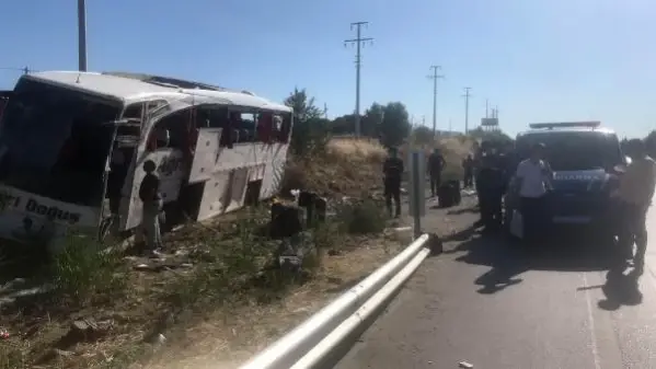 Son dakika haber | Uşak'taki otobüs kazasında yaralılar taburcu edildi