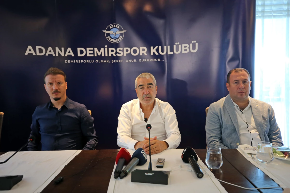 Adana Demirspor Teknik Direktörü Samet Aybaba\'nın hedefi Süper Lig\'de kalıcı olmak