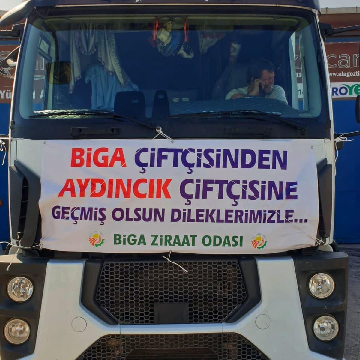 Biga\'dan Antalya\'daki yangın bölgesine yardım malzemesi gönderildi
