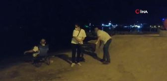 Erdek Kurbağalıdere plajında temizlik çalışması