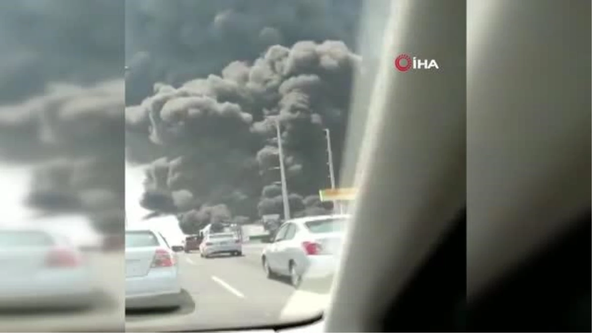 Meksika\'da fabrikada patlama sonucu yangın çıktı