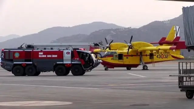 Son dakika haber! Orman yangınlarına müdahale eden hava araçlarının koordinasyonu başarıyla sağlandı