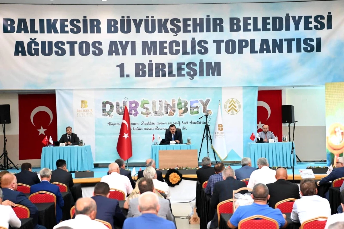 Balıkesir Büyükşehir Belediye Meclisi Dursunbey\'de toplandı