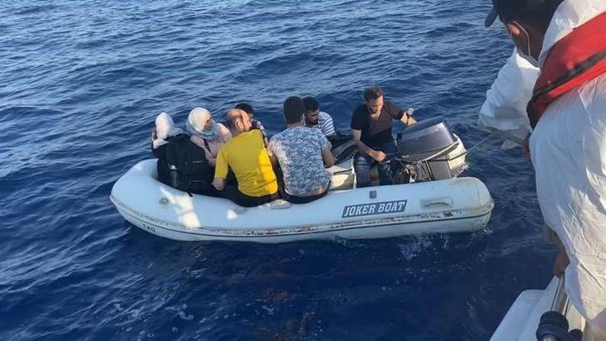 Bodrum\'da 6 düzensiz göçmen kurtarıldı