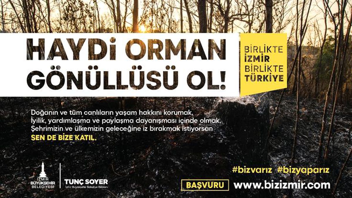 Büyükşehir yangınlara sivil müdahale için Orman Gönüllüleri Ekibi kuruyor