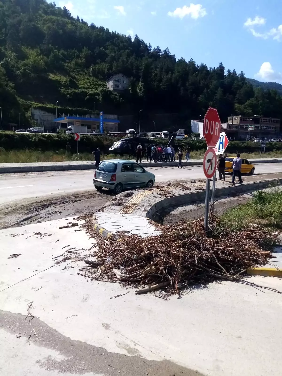 Doğum yapmak üzere olan kadın, helikopter ile Sinop\'a yetiştirildi