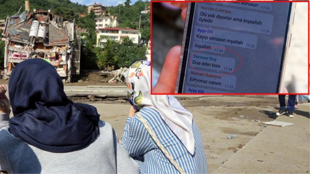 Kastamonu\'nun Bozkurt ilçesinde yıkılan binadaki kayıp ailenin son mesajı ortaya çıktı: Burası çok kötü, dua edin bize
