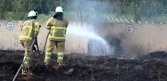 Kırıkkale'de anız yangını