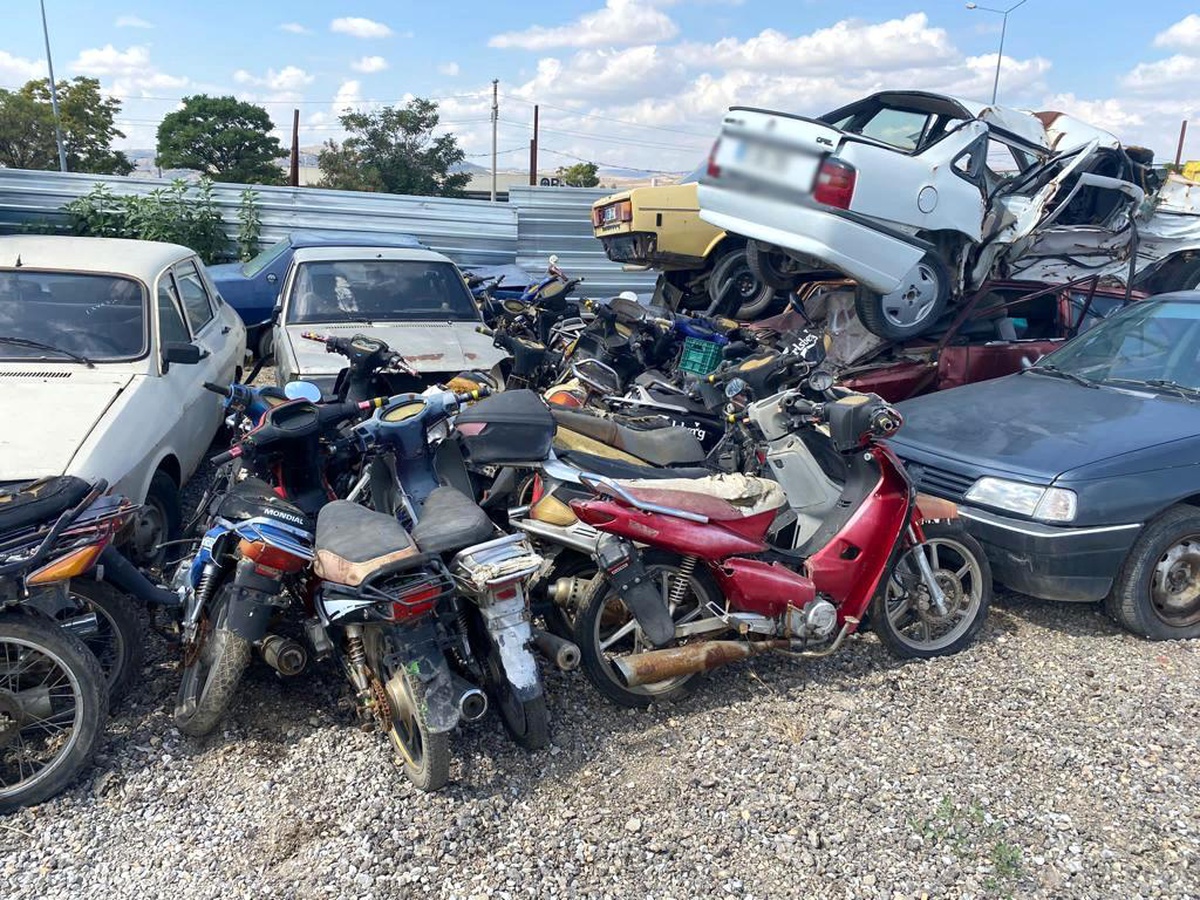 Kırıkkale\'de çalıntı 26 motosiklete el konuldu
