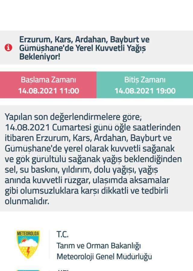 Meteoroloji'den 5 il için sel ve su baskını uyarısı