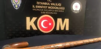 Atatürk'e ait olduğu belirtilerek müzayedede satılmak istenen bastona el konuldu