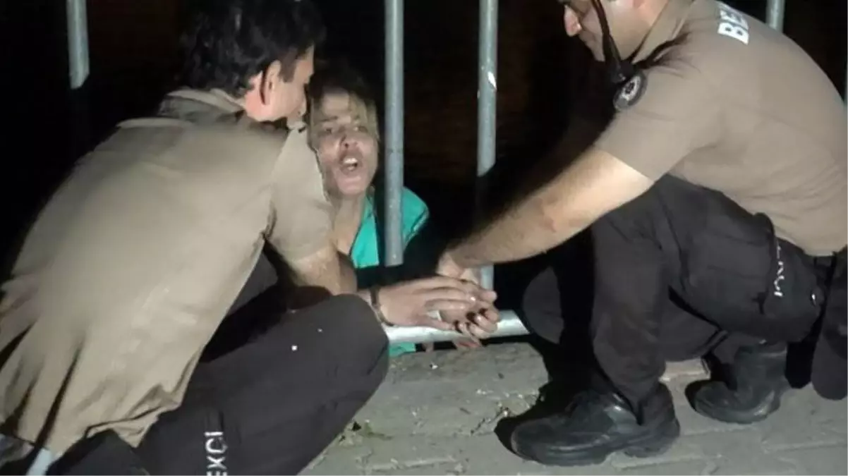 İntihara kalkışan kadını, kelepçe ile hayata bağladılar