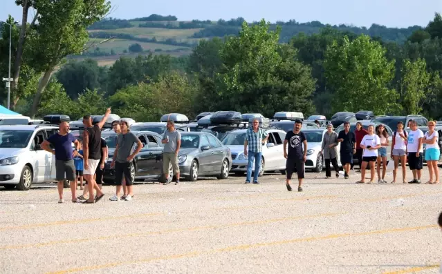 Kapıkule'de otoparklar doldu taştı