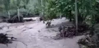 Oltu'da sağanak sonucu sel meydana geldi, tarım arazileri hasar gördü