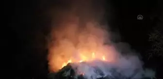 Ot yangını itfaiye ekiplerince söndürüldü