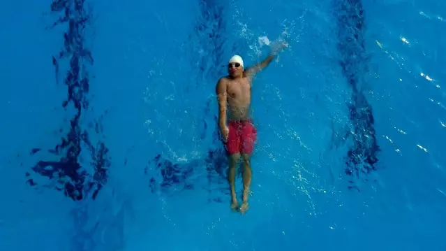 Otizmli Ertuğrul'un hedefi Avrupa şampiyonu olmak Otizmli Ertuğrul'un hedefi Avrupa şampiyonu olmak