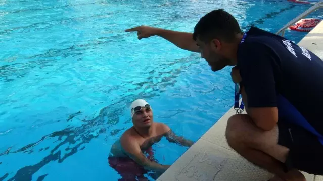 Otizmli Ertuğrul'un hedefi Avrupa şampiyonu olmak Otizmli Ertuğrul'un hedefi Avrupa şampiyonu olmak