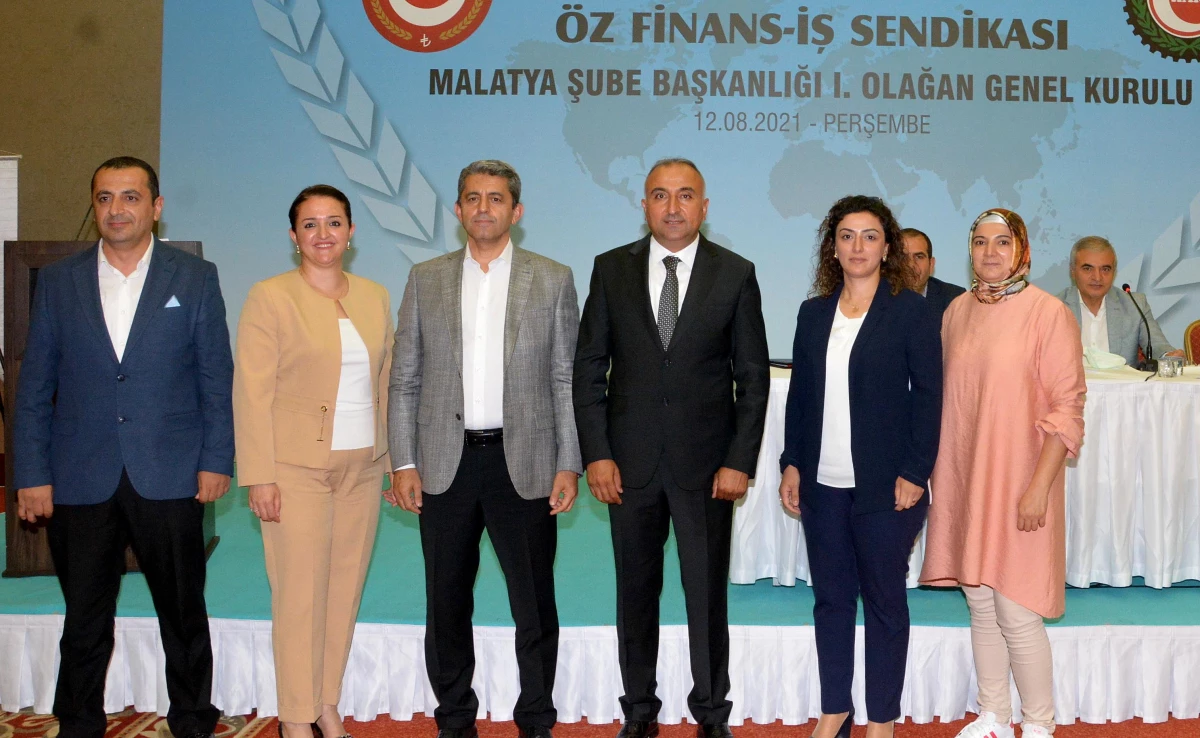 Öz Finans İş Sendikası Genel Başkanı Eroğlu, Malatya\'da olağan genel kurula katıldı